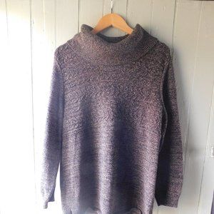 🦔🐾 Chestnut Forest Turtleneck Sweater